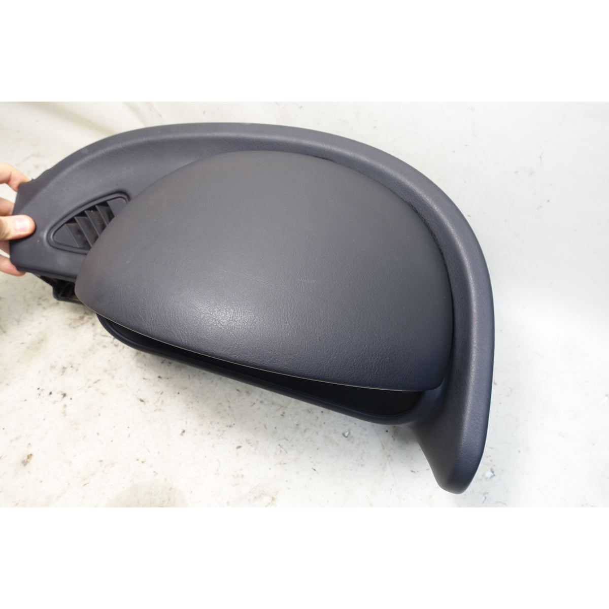 BMW Z3 Left Driver Dash Cluster Dome Trim Black Vinyl OEM 1996-2002 *Damaged*