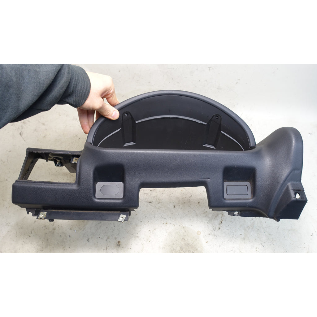 BMW Z3 Left Driver Dash Cluster Dome Trim Black Vinyl OEM 1996-2002 *Damaged*