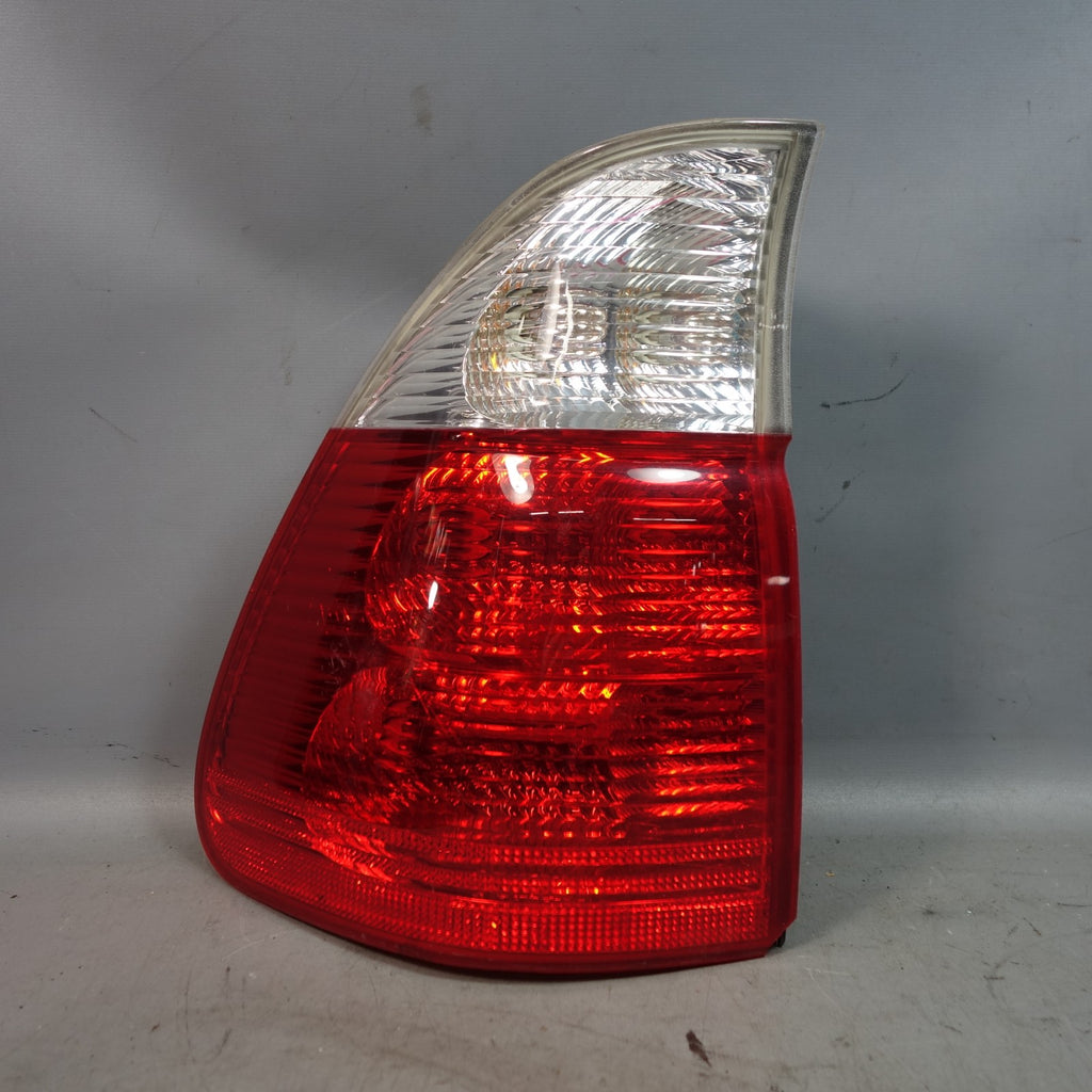 BMW E53 X5 Left Rear Outer Tail Light Lens w White Clear 2003-2006 OEM *Note*