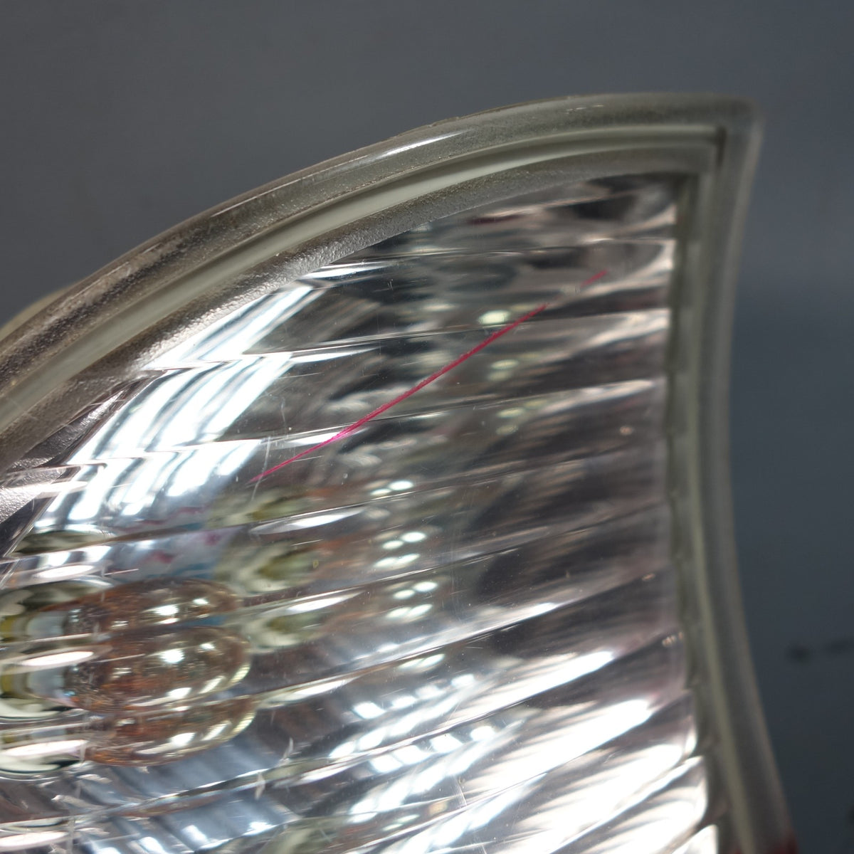 BMW E53 X5 Left Rear Outer Tail Light Lens w White Clear 2003-2006 OEM *Note*